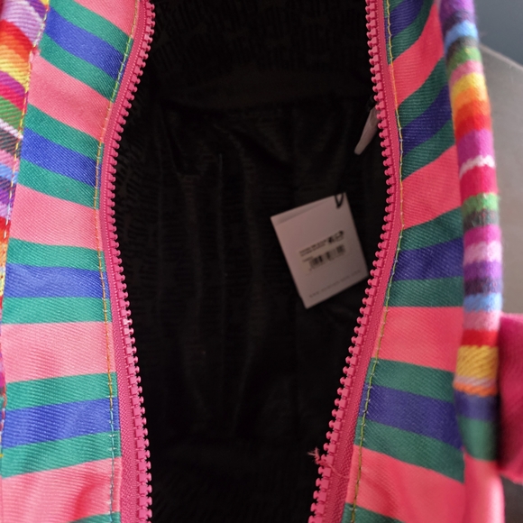 Kurt Geiger Multicolor Striped Tote Bag - Picture 2 of 3